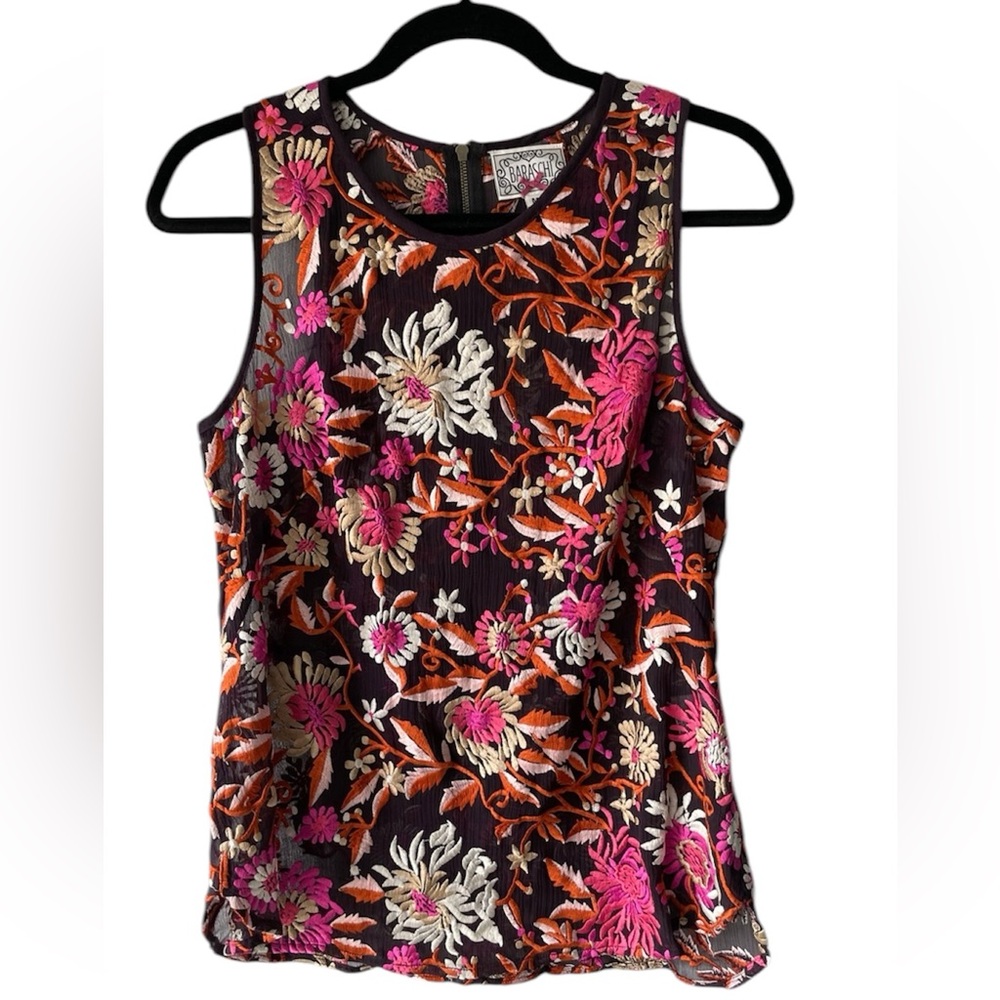 Anthropologie Women’s Yoana Baraschi sheer floral top